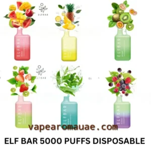 Elf Bar 5000 Puffs Disposable Vape Pod in Dubai- 2% and 5% Kit