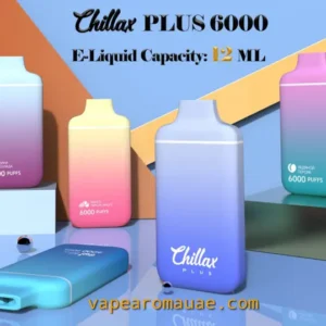 Chillax Plus 6000 Puffs Disposable Vape Pod in Dubai | 20mg Kit