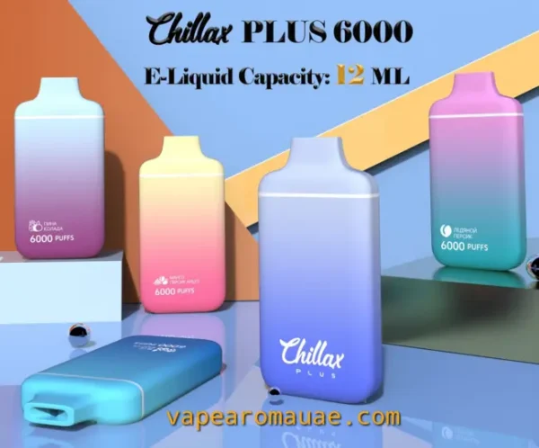 Chillax Plus 6000 Puffs Disposable Vape Pod in Dubai | 20mg Kit