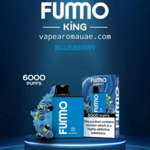6000 puffs Fumo King disposable vape Blueberry- Vape Aroma Uae