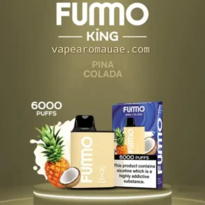 Rechargeable Disposable Vape Fumo King 6000 Puffs Pina Colada
