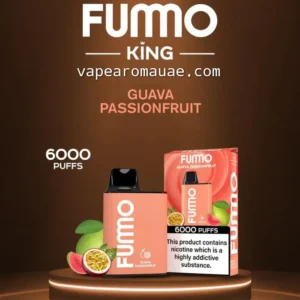 Guava Passionfruit Disposable Vape 6000 Puffs Fumo King Bar Kit Pod Device