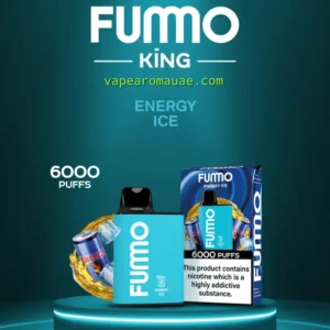 Fumo King 6000 Puffs Disposable Pod Energy Ice | Vape Aroma UAE