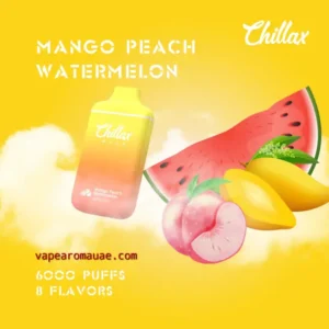 Mango Peach Watermelon Chillax Plus 6000 Puffs Disposable Vape