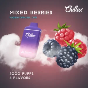 Chillax 6000 Puffs Disposable Pod Mixed Berries | Vape Dubai UAE