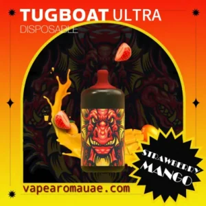 Tugboat 6000 Puffs Ultra Disposable Vape Kit Strawberry Mango