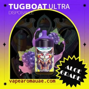 Tugboat Ultra 6000 Puffs Disposable vape pod Aloe Grape- Best Kit