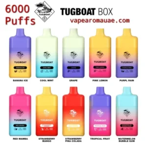 Tugboat Box 6000 Puffs Disposable Vape in Dubai | Best Pod Kit