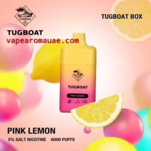 Tugboat Box 6000 Puffs Kit Pink Lemon Disposable vape pod- UAE