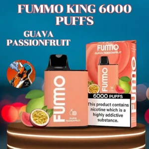Fumo King 6000 Puffs Guava Passionfruit Disposable Vape