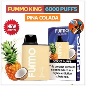 Fumo King 6000 Puffs Pina Colada Rechargeable Disposable Vape