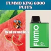 Fumo King 6000 Puffs Watermelon Disposable Vape - Dubai