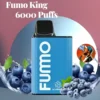 Fumo King Blueberry 6000 Puffs 2% Vape Kit - Fummo Dubai