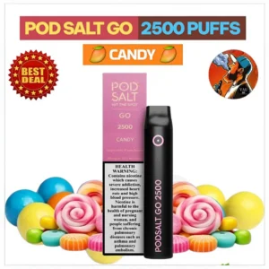 Pod Salt Go 2500 Puffs Candy Flavor Disposable Vape - Dubai
