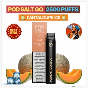Pod Salt Go 2500 Puffs Cantaloupe Ice Disposable Vape - Dubai