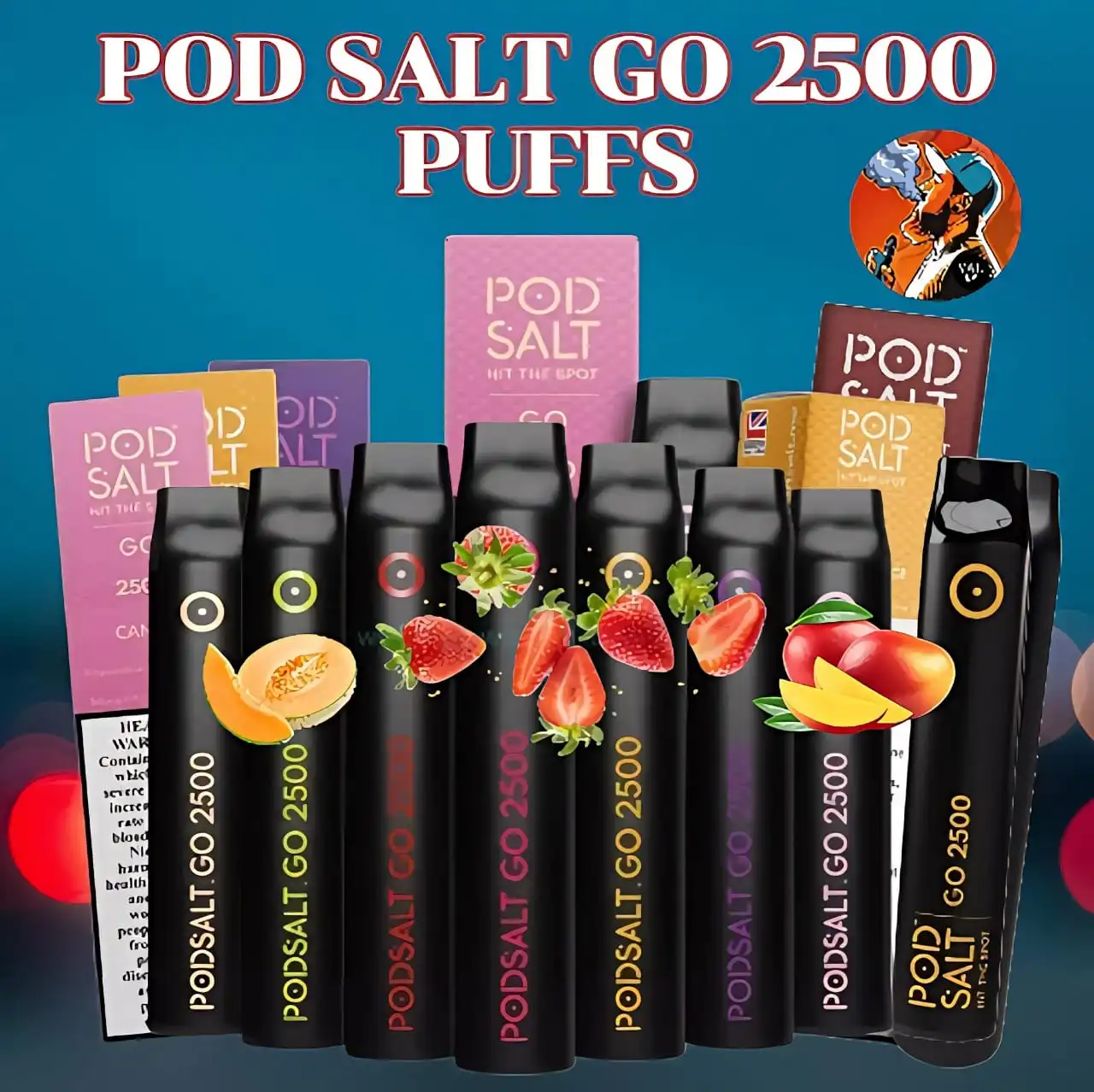 Pod Salt Go 2500 Puffs Disposable Vape In Dubai | Best Pod Kit