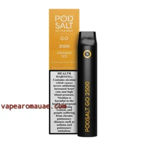 Pod Salt Go 2500 Puffs Vape Kit Orange Ice | Vape Aroma UAE