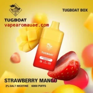 6000 Puffs Disposable Pod Tugboat Box Strawberry Mango Vape Kit