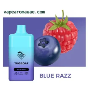 Tugboat Box 6000 Puffs Rechargeable Disposable Vape Blue Razz