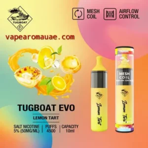 Tugboat 4500 Puffs Disposable Vape Pod Lemon Tart- Buy Online