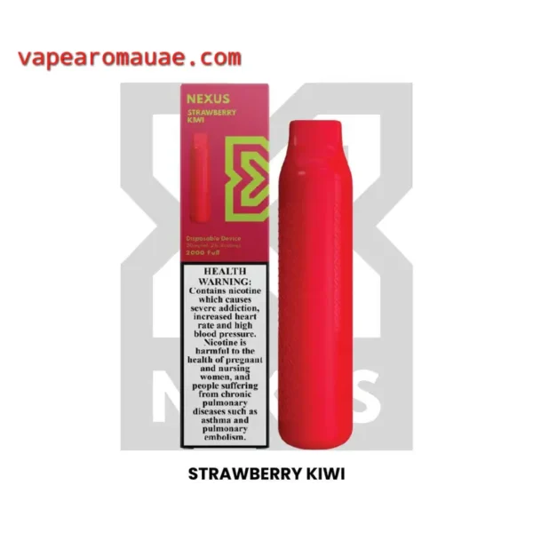 Pod Salt 2000 Puffs Disposable Vape Nexus Strawberry Kiwi Kit