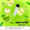 Elf Bar 2600 Puffs Disposable Pod Sour Apple- Vape Aroma UAE