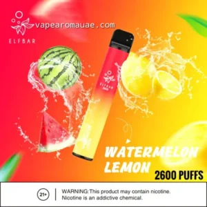 Elf Bar 2600 Puffs Disposable Vape Watermelon Lemon Kit- Best