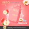 10000 Puffs Disposable Kit ISGO Peach Ice Pod- Vape Aroma UAE