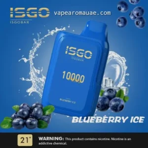 ISGO BAR 10000 Puffs Disposable Vape Device Blueberry Ice- Kit