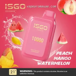 ISGO 10000 Puffs Pod Peach Mango Watermelon Disposable Vape