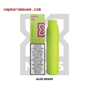 Nexus 2000 Puffs Disposable Vape Pod Salt Kit Aloe Grape- Dubai