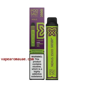 Pod Salt Nexus Kit 3500 Puffs Blackcurrant Apple Grape- Dubai