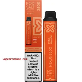 Best Quality 3500 Puffs Pod Salt Disposable Vape Peach Mango