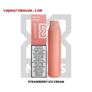 PODSALT Nexus 2000 Puffs Disposable Kit Strawberry Ice-cream