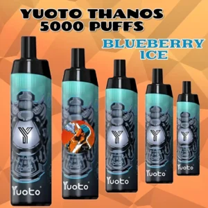 Yuoto Thanos 5000 Puffs Blueberry Ice 50MG Vape Kit - Dubai
