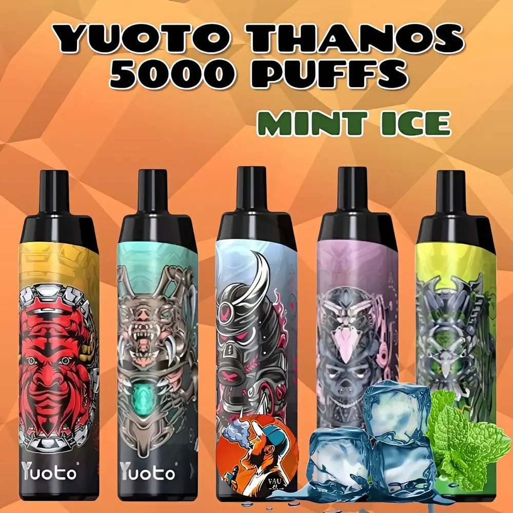 Yuoto Thanos 5000 Puffs Mint Ice Disposable Vape - Dubai
