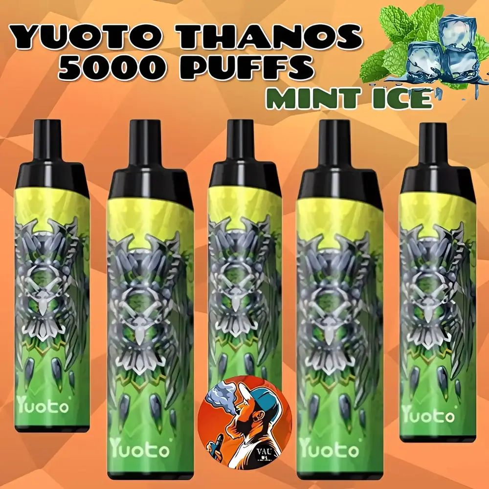 Yuoto Thanos 5000 Puffs Mint Ice Disposable Vape - Dubai