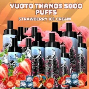 Yuoto Thanos 5000 Puffs Strawberry Ice Cream Vape Kit - UAE