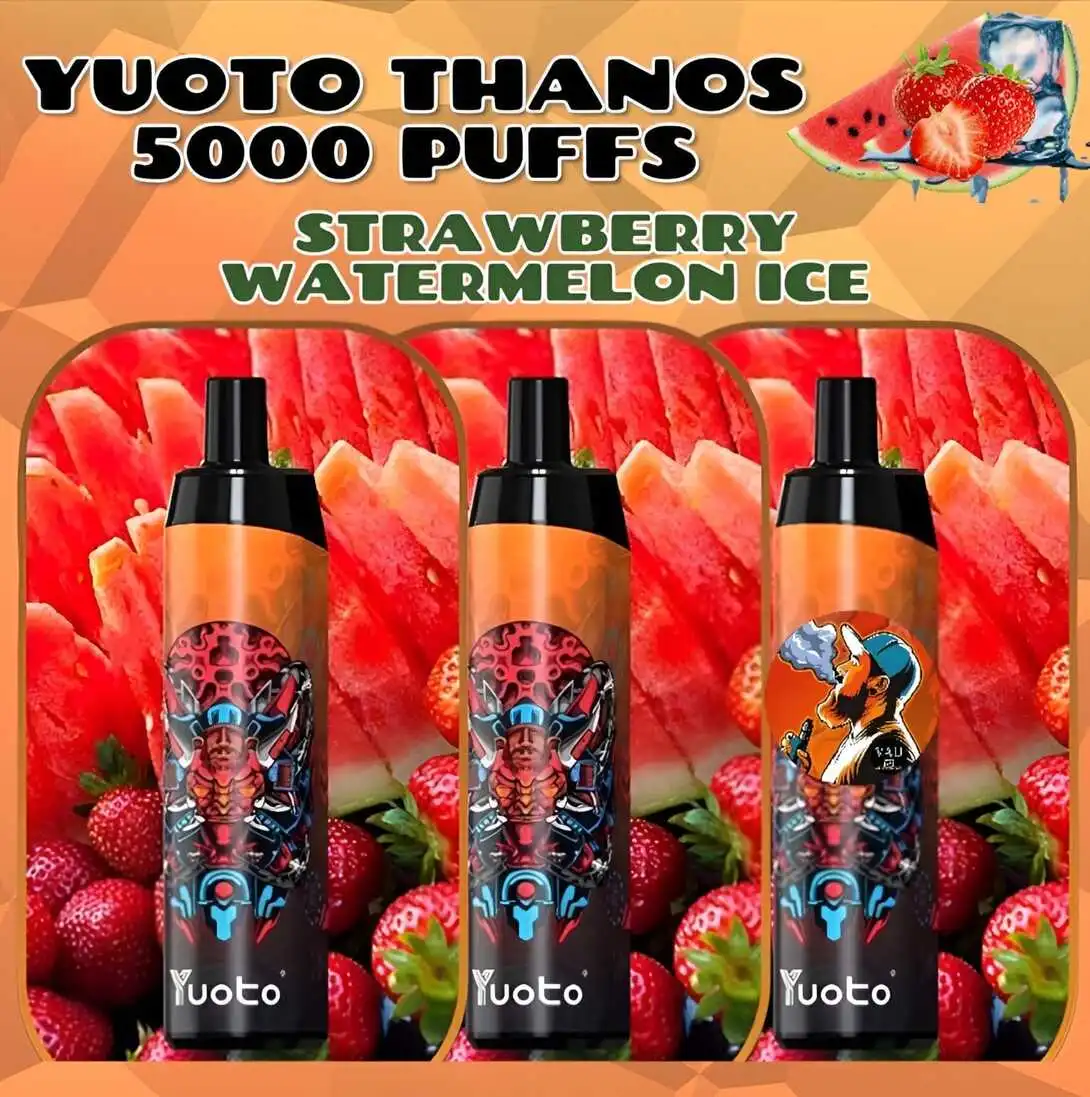 Yuoto Thanos 5000 Puffs Strawberry Watermelon Ice Vape Kit