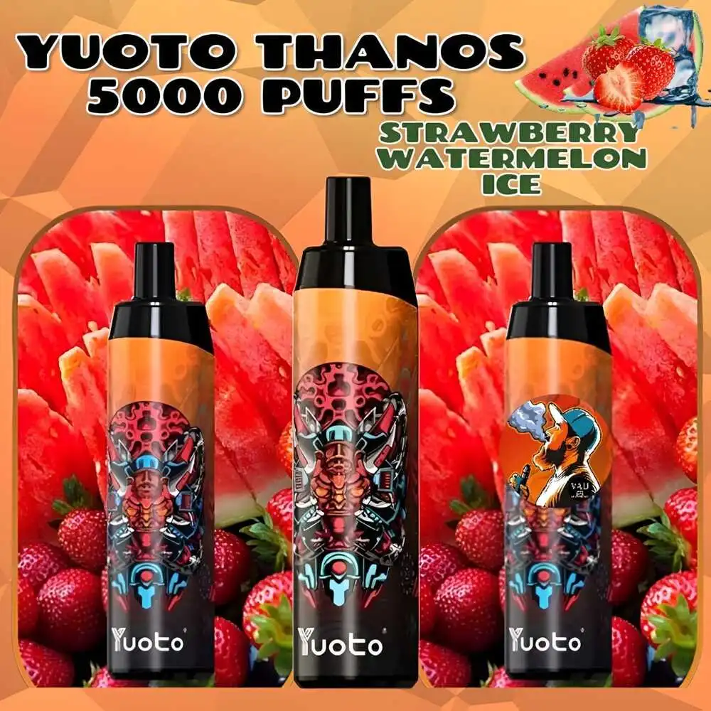 Yuoto Thanos 5000 Puffs Strawberry Watermelon Ice Vape Kit