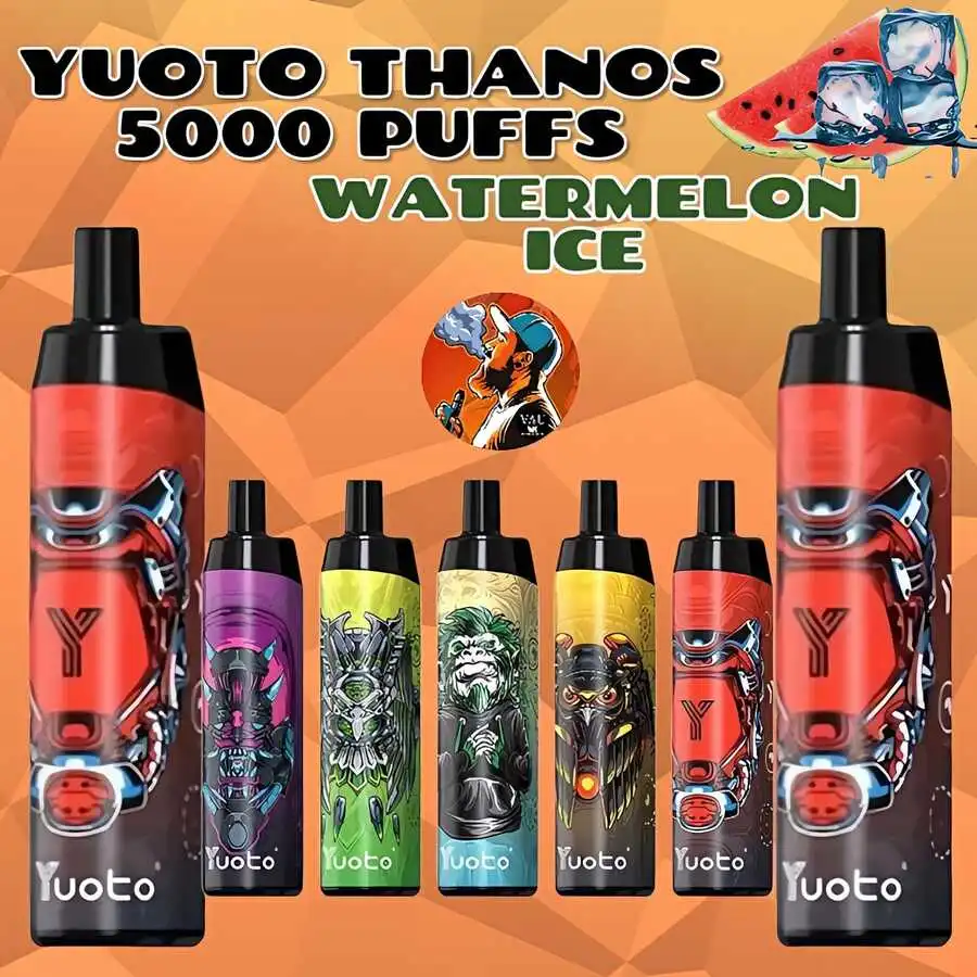 Yuoto Thanos 5000 Puffs Watermelon Ice 5% Vape Kit - Dubai