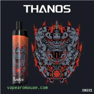 YUOTO 5000 Puffs Disposable Vape Coke Ice- Thanos Rechargeable Kit