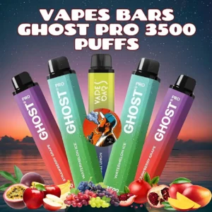 Ghost Pro 3500 Puffs Disposable Vape 20mg 2% – Zero Nicotine 0% Dubai UAE
