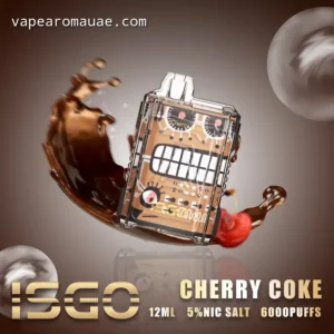 ISGO Cherry Coke 6000 Puffs Disposable Pod- Vape Aroma UAE