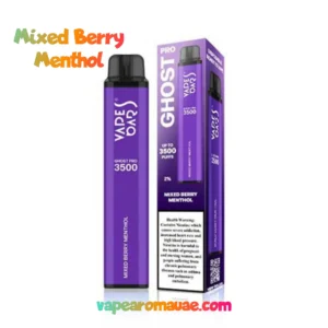 Vapes Bars Mixed Berry Menthol Ghost Pro 3500 Puffs Vape Kit