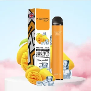 Best Nerd Bar 3000 Puffs Pod Mango Ice- Disposable Vape Device