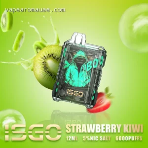 ISGO Strawberry Kiwi 6000 Puffs Disposable Vape Device- Best Kit