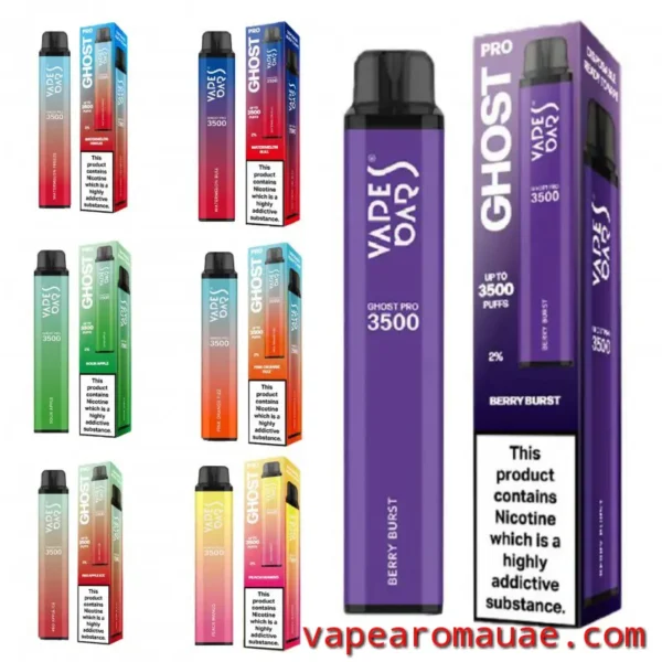 Vape Bar Ghost Pro 3500 Puffs Disposable Kit- Vape Aroma UAE