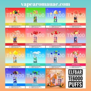 Elf Bar TE6000 Disposable Vape in Dubai UAE- 6000 Puffs Bar Kit