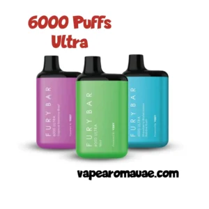Fury Bar 6000 Puffs Ultra Disposable Vape in Dubai UAE- Pod Kit